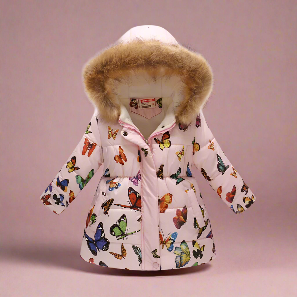CozyTrend – Elegant & Knus – Gewatteerde Winterjas voor meisjes