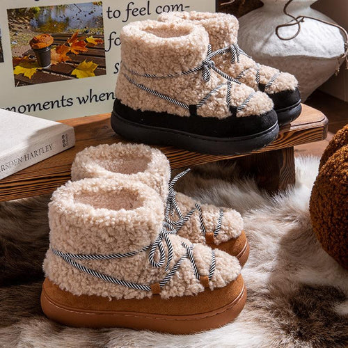 FurStep – Comfortabel & Stijlvol – Winterboots met Warme Bontvoering
