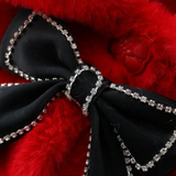 CozyPrincess – Warm & Elegant – Pluche Kinderjas met Strik