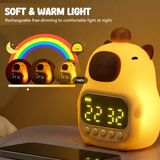 CappyClock – Schattig & Multifunctioneel – Digitale Kinderwekker met Nachtlampje