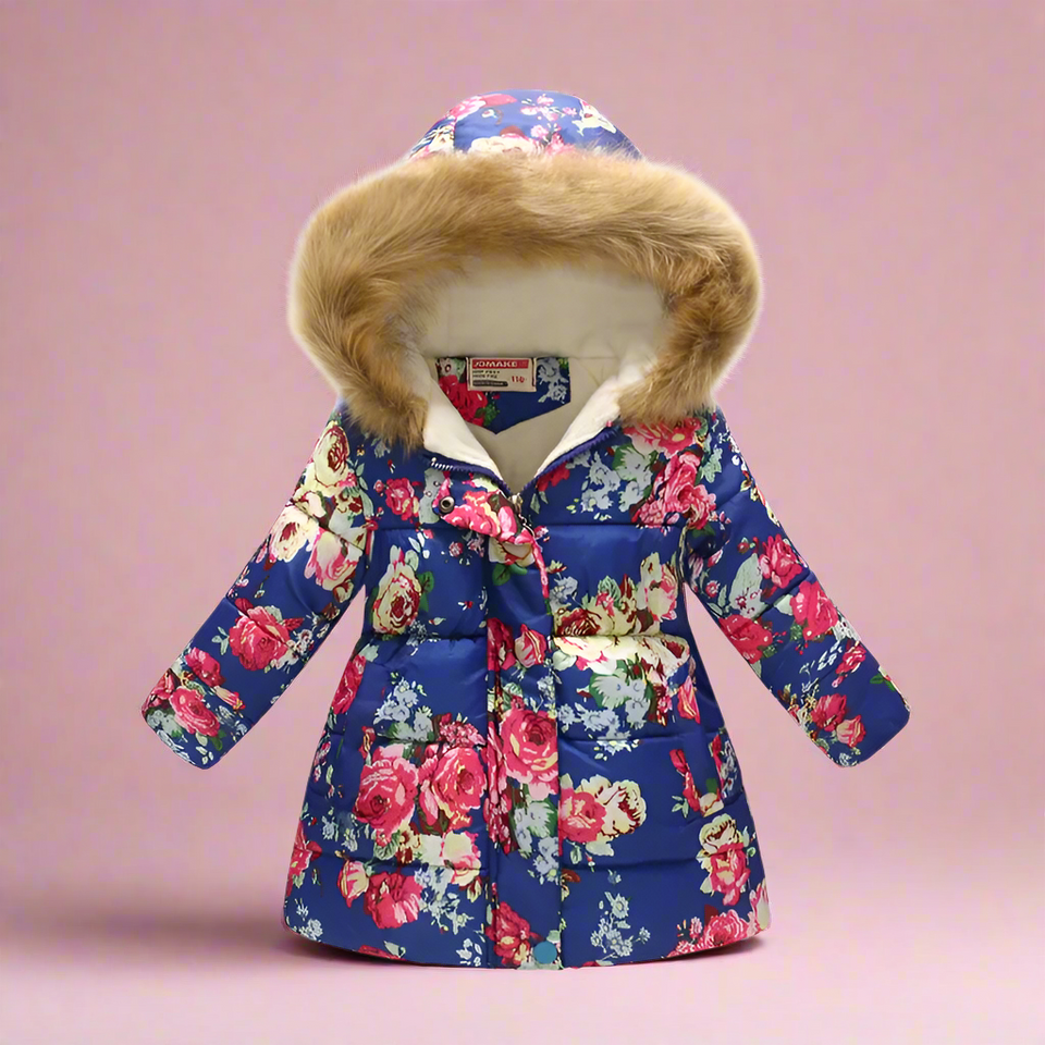 CozyTrend – Elegant & Knus – Gewatteerde Winterjas voor meisjes