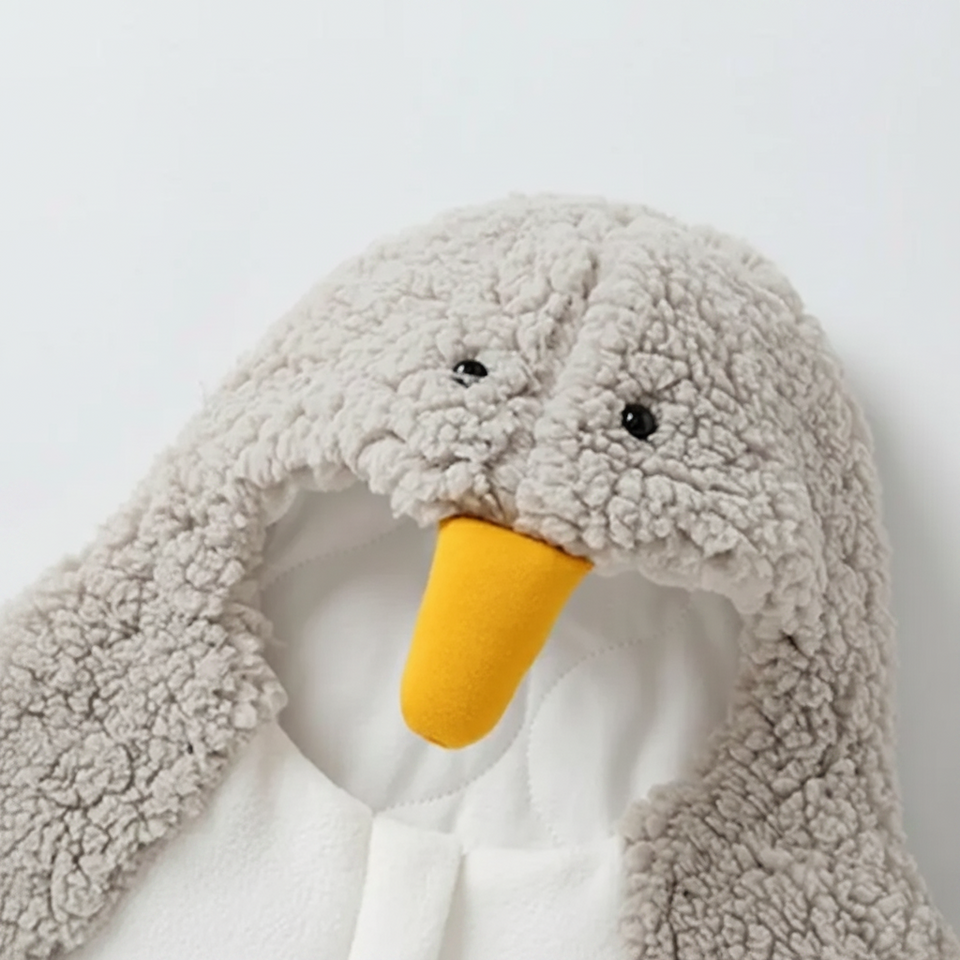 LittlePenguin – Zacht & Warm – Baby Pinguin Jumpsuit Slaapzak