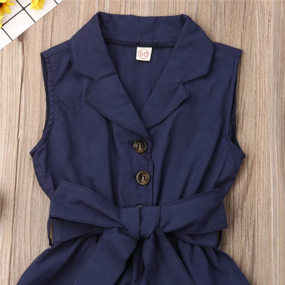 LittleLady – Elegant & Trends – Jumpsuit met Strik Tailleband
