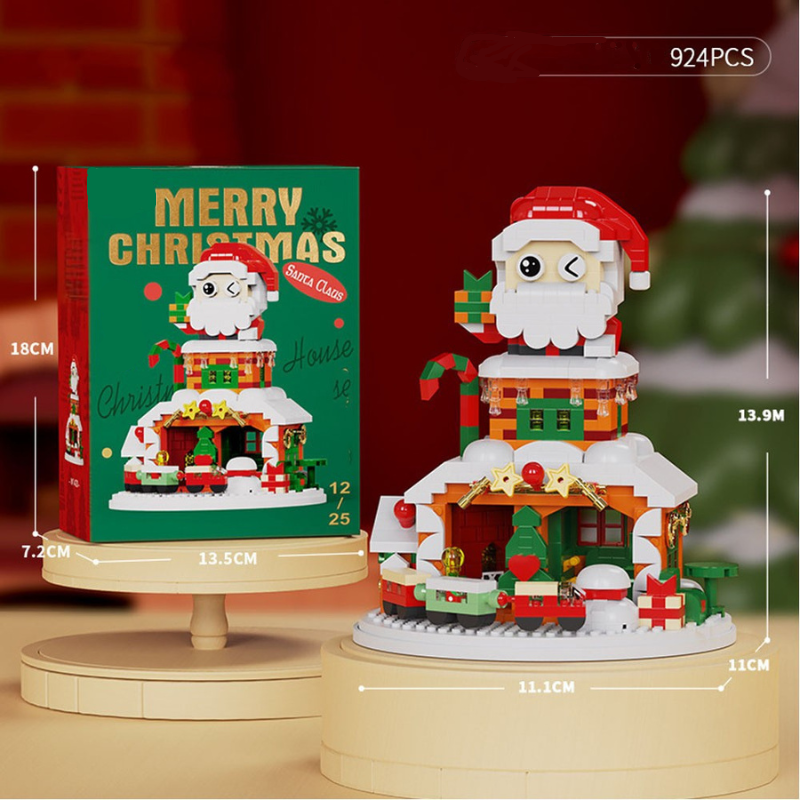 SnowieBlocks – schattig & leuk – Kerst Bouwblokjes