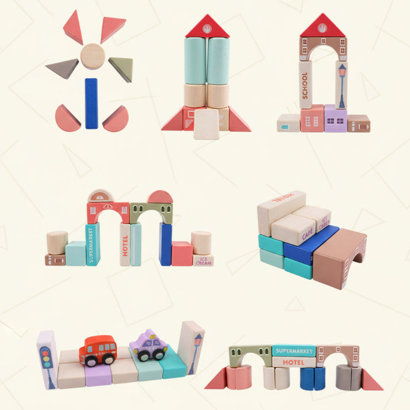 BuildJoy – Educatief & Leuk – Houten Bouwblokken in de Stad