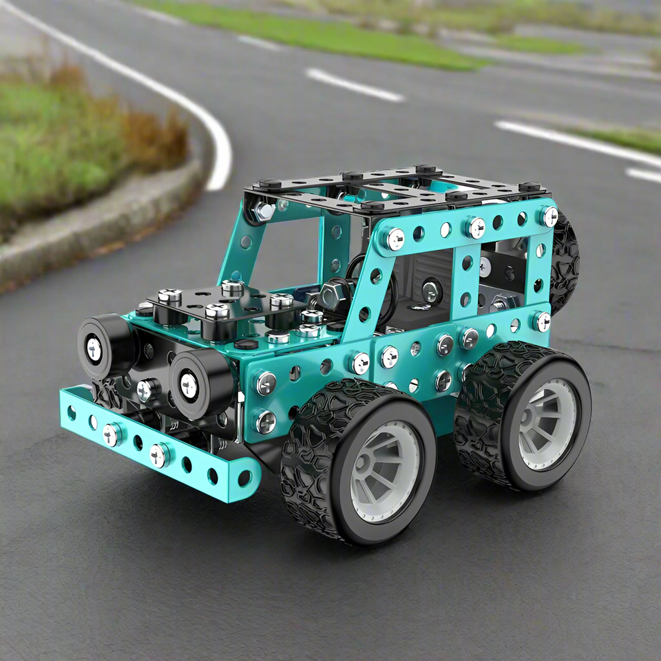 MetalBuild – Stoer & Educatief – Constructie Voertuig Set
