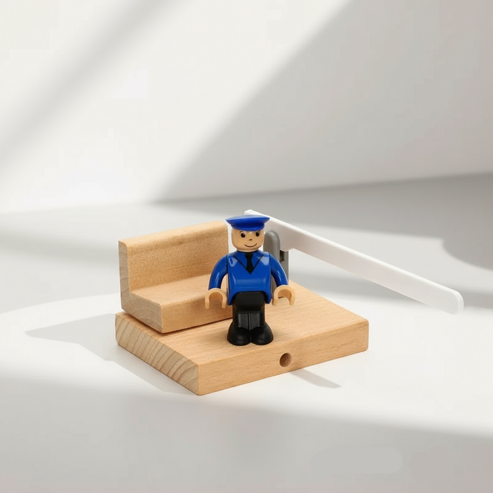 Woods – Stijlvol & Educatief – Houten Openbaar Vervoer Speelset