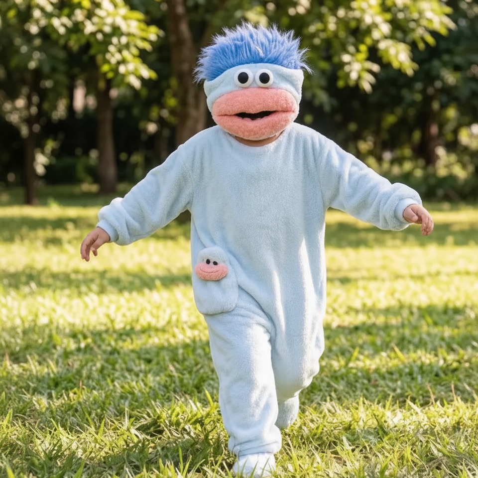 LittleMonster – Comfortabel & Schattig – Kinder Onesie met Grappig Monsterontwerp