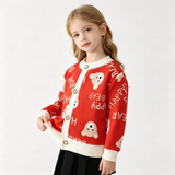 CozyCardi – Zacht & Warm – Gebreid Vestje met Leuke Prints