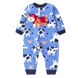 WarmBuddy – Schattig & Zacht – Baby Jumpsuit van Fleece met Cartoonprint