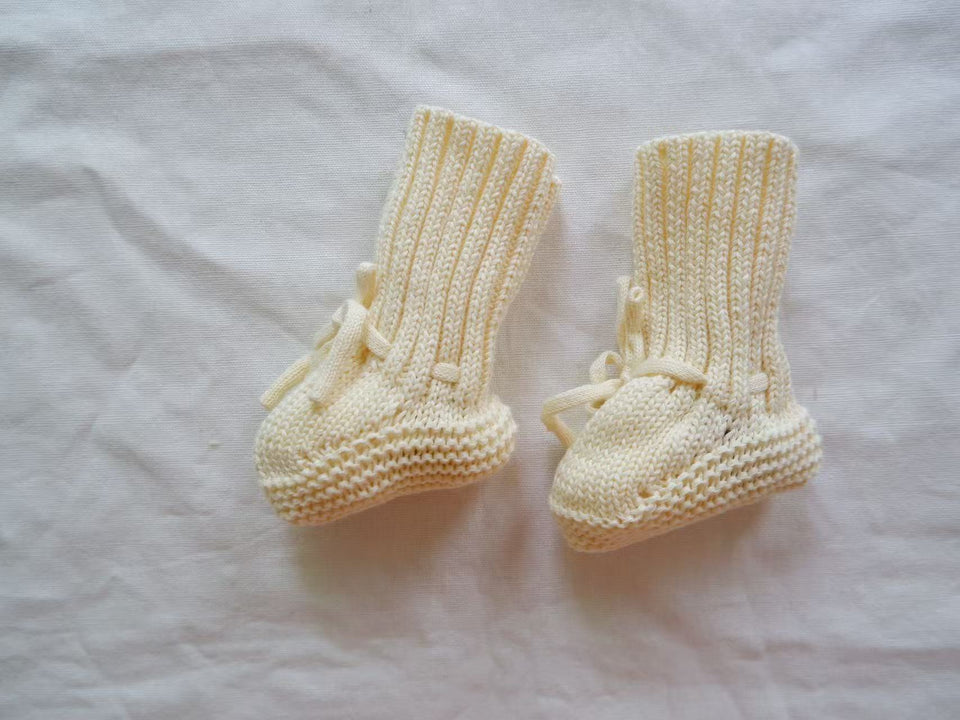 Mini Fashion™ - Warm & Stijlvol - Gebreide Babyslofjes