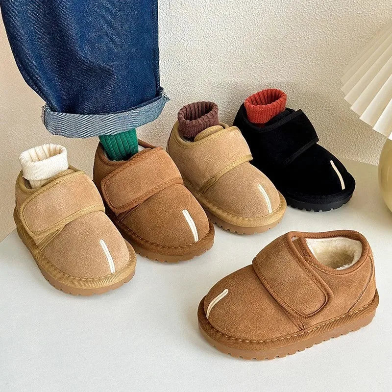 CozyStep Kids – Warm & Zelfstandig – Djamena Klittenbandschoenen