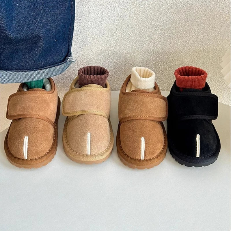 CozyStep Kids – Warm & Zelfstandig – Djamena Klittenbandschoenen