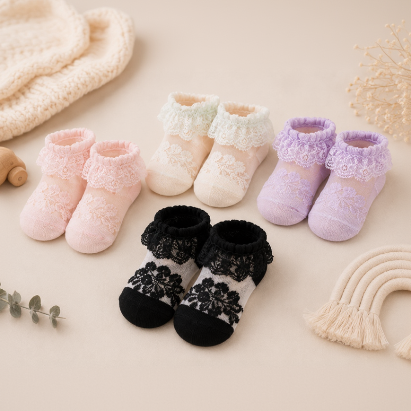 BabyBliss – Comfortabel & Licht – Babykant Sokken
