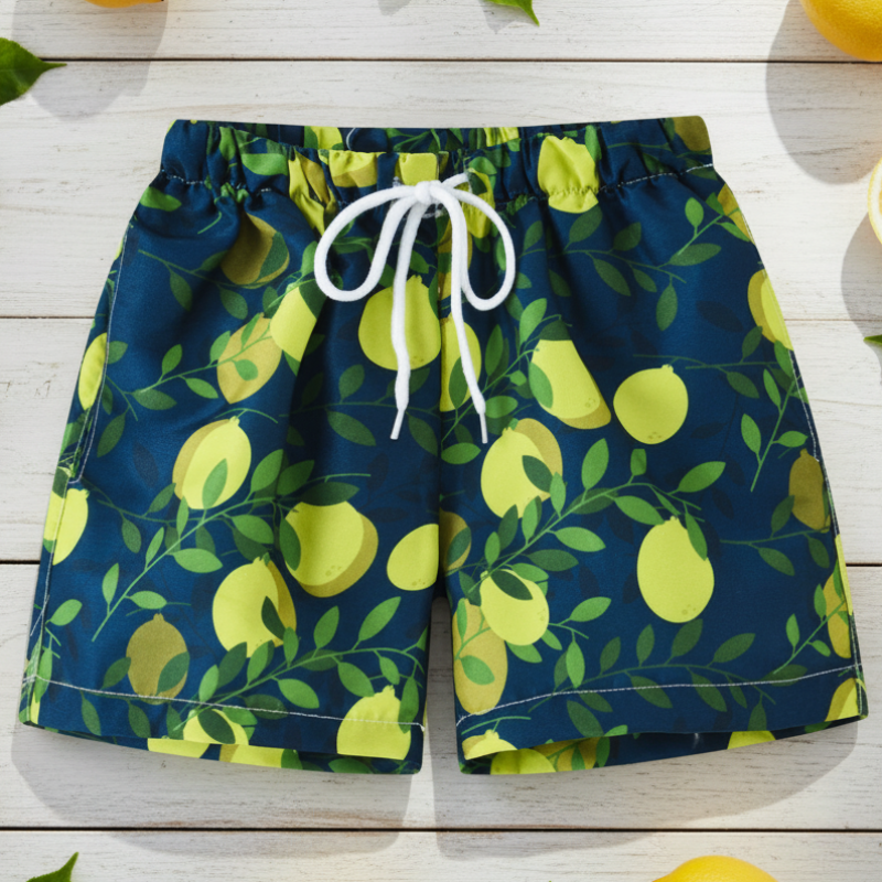 Beach Shorts – Lichtgewicht & speels – Tropisch Kinder Zwembroek
