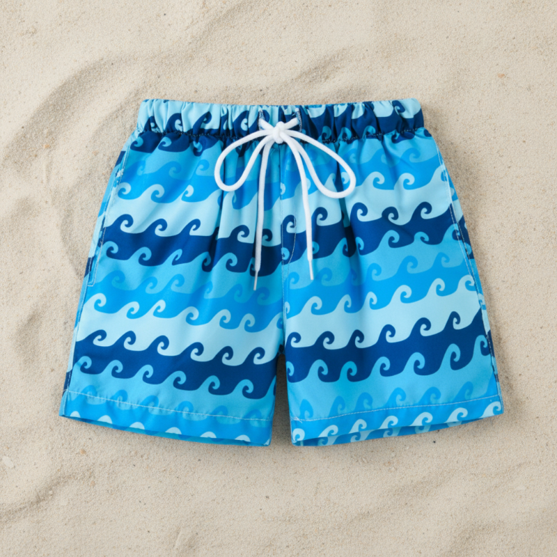 Beach Shorts – Lichtgewicht & speels – Tropisch Kinder Zwembroek