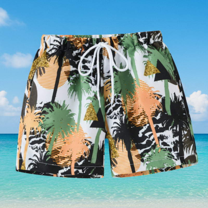 Beach Shorts – Lichtgewicht & speels – Tropisch Kinder Zwembroek