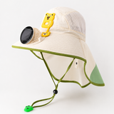 HappyShade – Zonbescherming & Koeling – Kinder Zomer Hoed met Ventilator