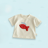 LittlePatch – Cartoon & Leuk  – Kinder T-shirt met Cartoon Patches