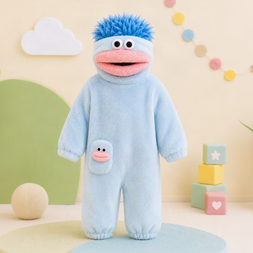 LittleMonster – Comfortabel & Schattig – Kinder Onesie met Grappig Monsterontwerp