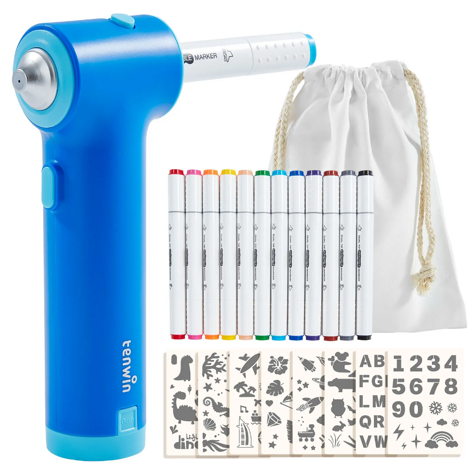 PaintBuddy – Creatief & Educatief – Draagbare Airbrush Tekenset