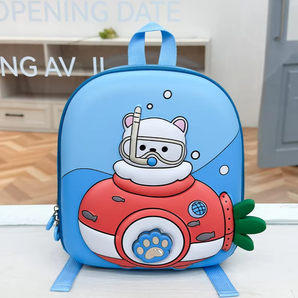 KiddoPack – Schattig & Praktisch – Kinder Rugzak met Lichtgevende Poot
