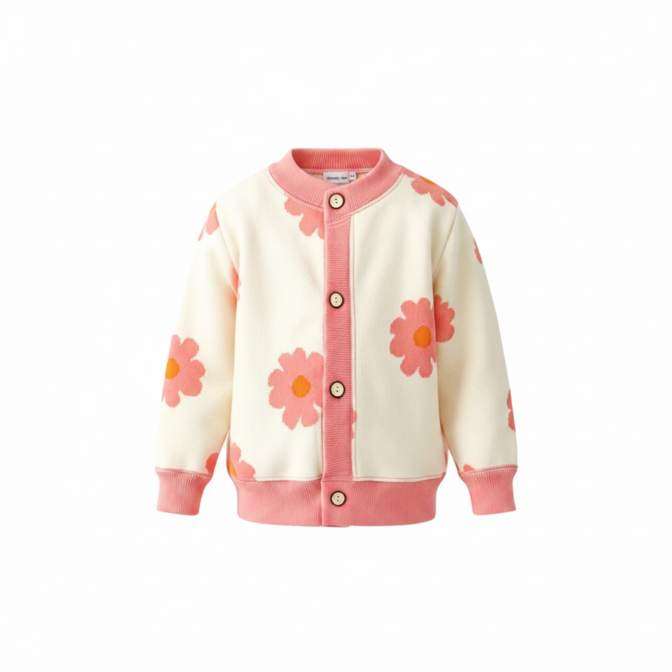 CozyCardi – Zacht & Warm – Gebreid Vestje met Leuke Prints