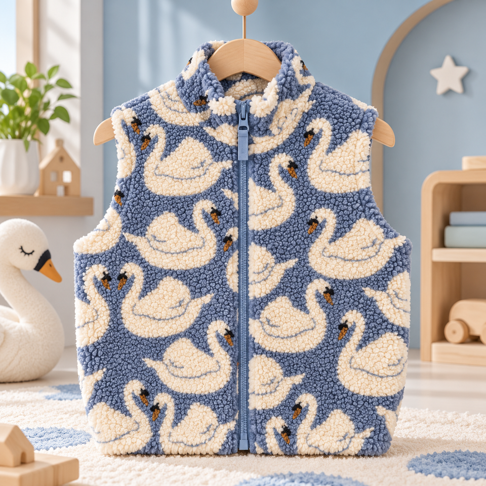 TinyWarm – Knus & Comfortabel – Kinder Pluche Bodywarmer