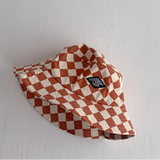 Bucket Hat – Schattig & Beschermend – Kinder Hoed Geruit