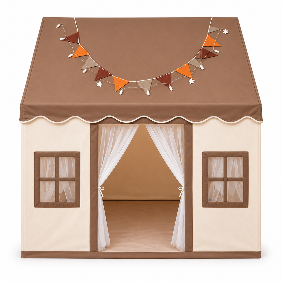 TinyHome – Gezellig & Speels – Kinder Speeltent met Raampjes