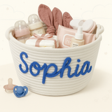 CuddleBasket – Schattig & Persoonlijk – Gepersonaliseerde Luiermand