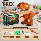 Dinosaur Stationery Toy – Creatief & Leerzaam – 5-in-1 Bureau Set