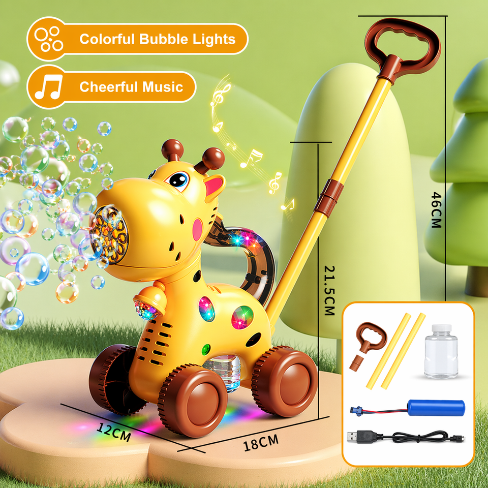 Bubble Blower – Speels & Leuk – Bellen Blaas Duw Wagen