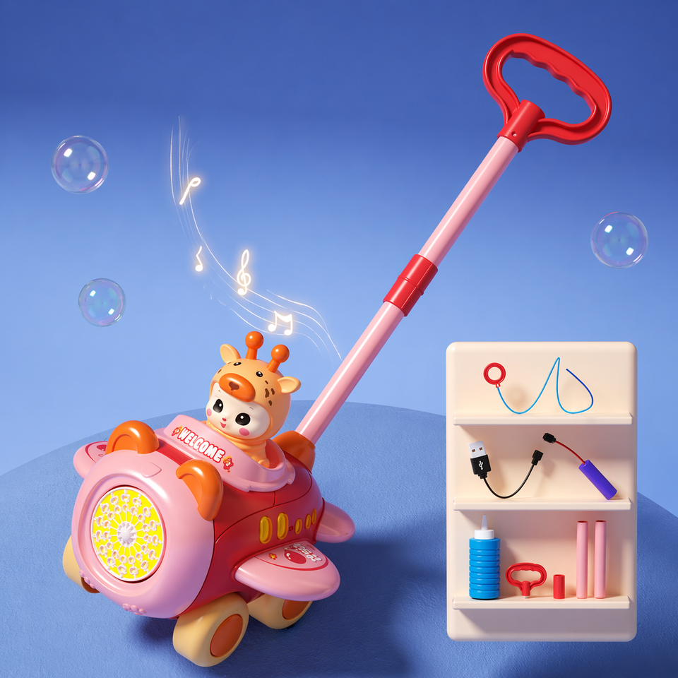 Bubble Blower – Speels & Leuk – Bellen Blaas Duw Wagen
