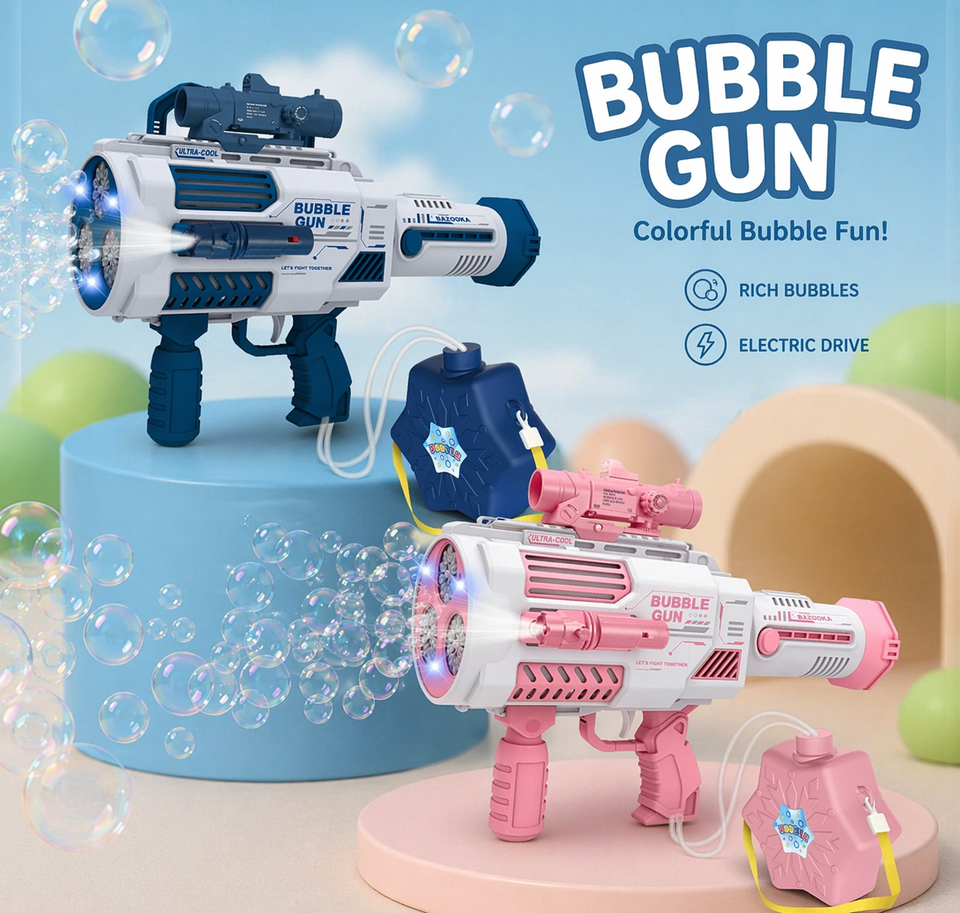 Light Up Bubble Gun – Speels & Muziek – Bellenblaas Pistool