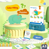 Montessori Shape Matching Game – Logica & Concentratie – Puzzel Bordspel