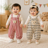 Striped Overall Romper – Zacht & Comfort – Kinder Jumpsuit