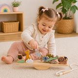 Wooden Forest Blocks – Creatief & Ontwikkeling – Houten Stapel Blokken Set