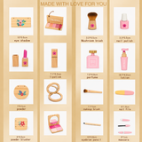 Wooden Makeup Play Set – Creatief & Rollenspel – Houten Make-up Set