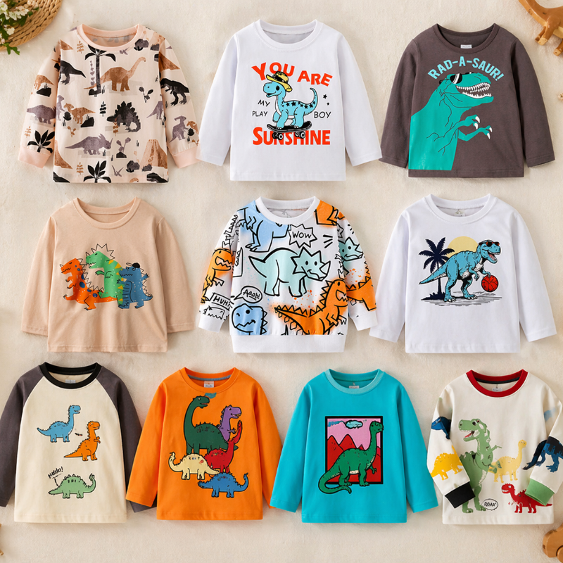 Kids Dinosaur Sweatshirt – Comfort & Stijl – Dino Kinder Trui