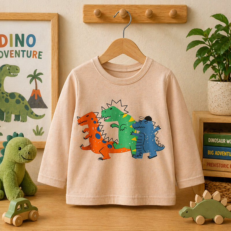 Kids Dinosaur Sweatshirt – Comfort & Stijl – Dino Kinder Trui