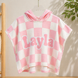 Personalized Hooded Towel – Zacht & Uniek – Gepersonaliseerde Kinder Badcape