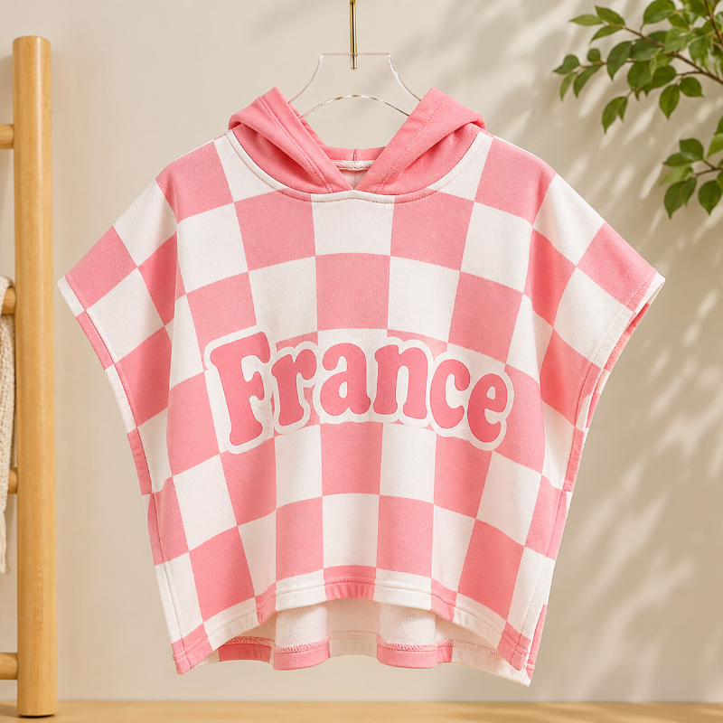 Personalized Hooded Towel – Zacht & Uniek – Gepersonaliseerde Kinder Badcape