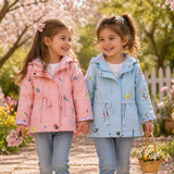 Girls Windbreaker Jacket – Licht & Stijlvol – Kinder Jas