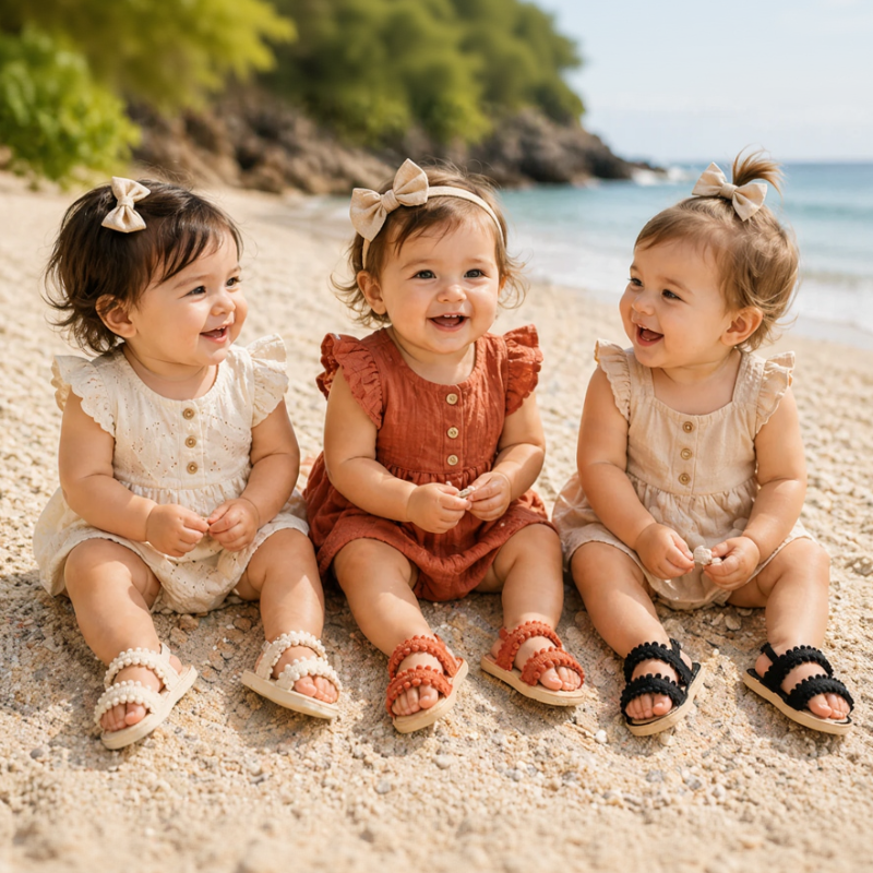 Baby Girls Sandals – Zacht & Comfort – Zomer  Sandalen