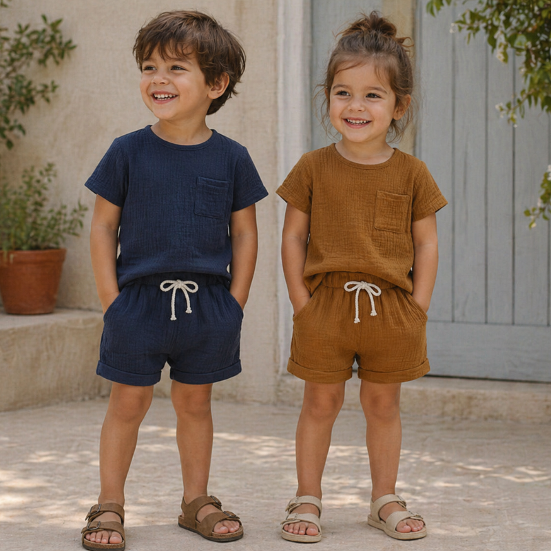 Baby Summer Outfit – Luchtig & Comfort – Kleding Set