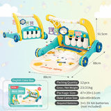 Step & Play – Interactief & Veilig – 3-in-1 Walker & Baby Gym