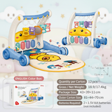 Step & Play – Interactief & Veilig – 3-in-1 Walker & Baby Gym