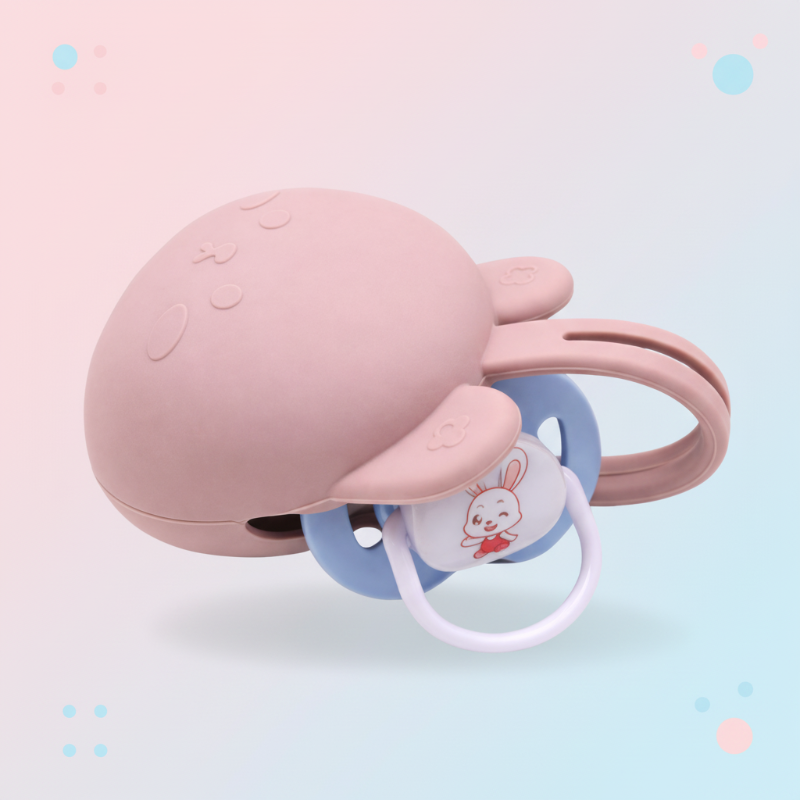 Personalized Pacifier Case – Gegraveerd & Praktisch – Gepersonaliseerde fopspeen houder
