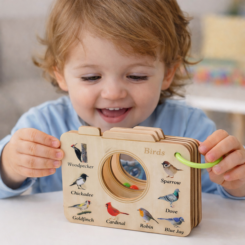 NatureBook – Natuur Ontdekset – Educatief Houten Kijkraam